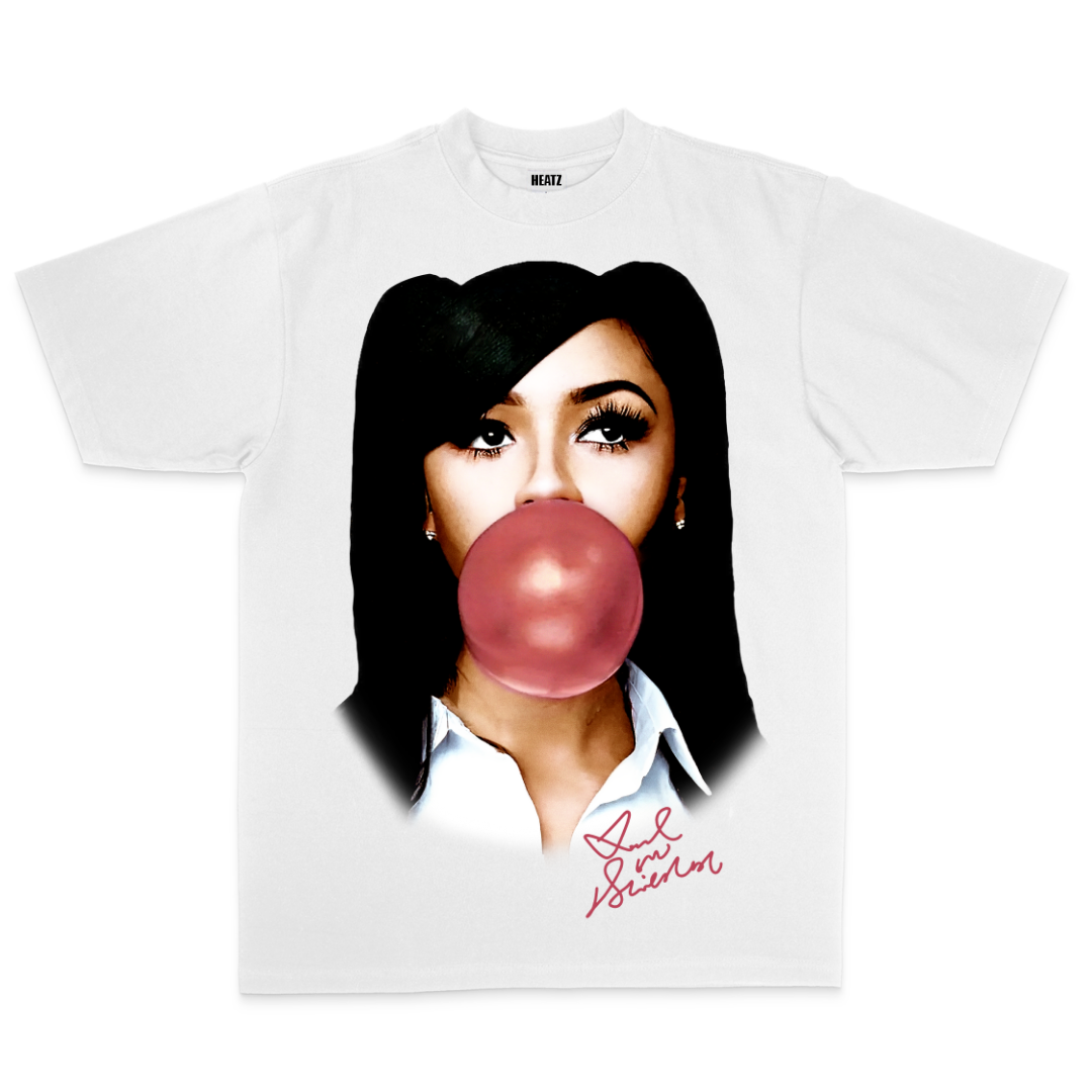 Mariah Bubble Gum Big Head Tee