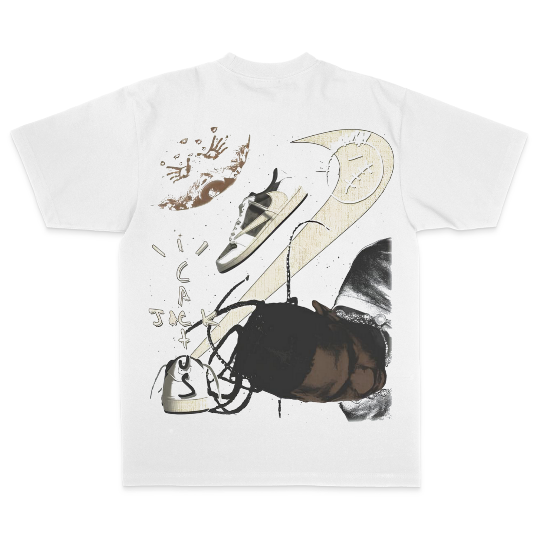 Travis Mocha (F+B) Tee