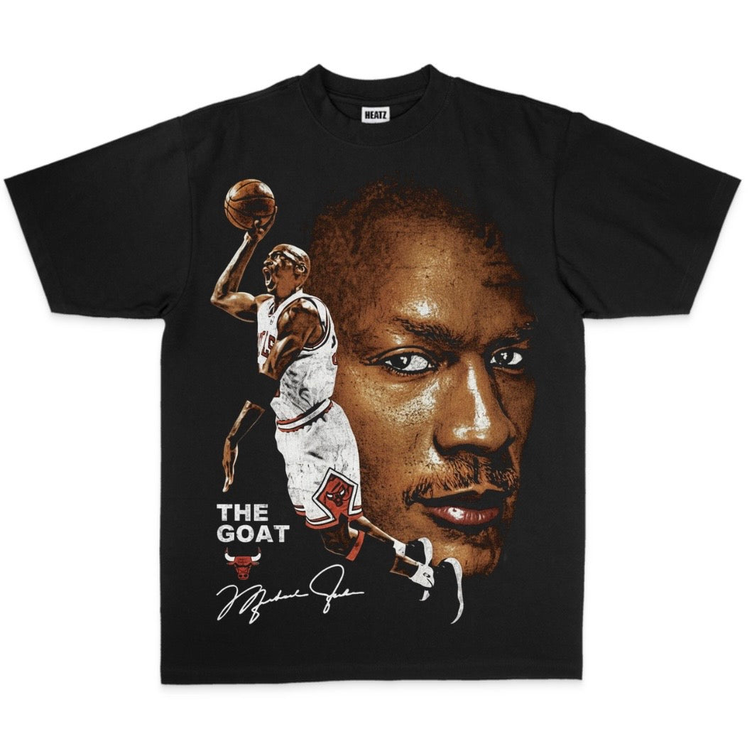 MJ The GOAT Tee (F+B)