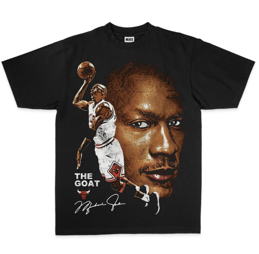 MJ The GOAT Tee (F+B)