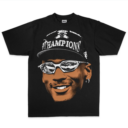 MJ Big Head Champs Tee (F+B)