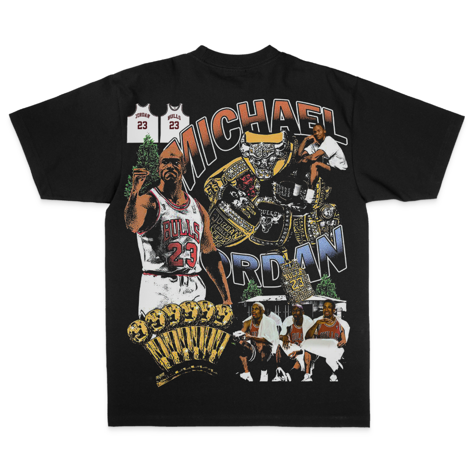 MJ Big Head Champs Tee (F+B)